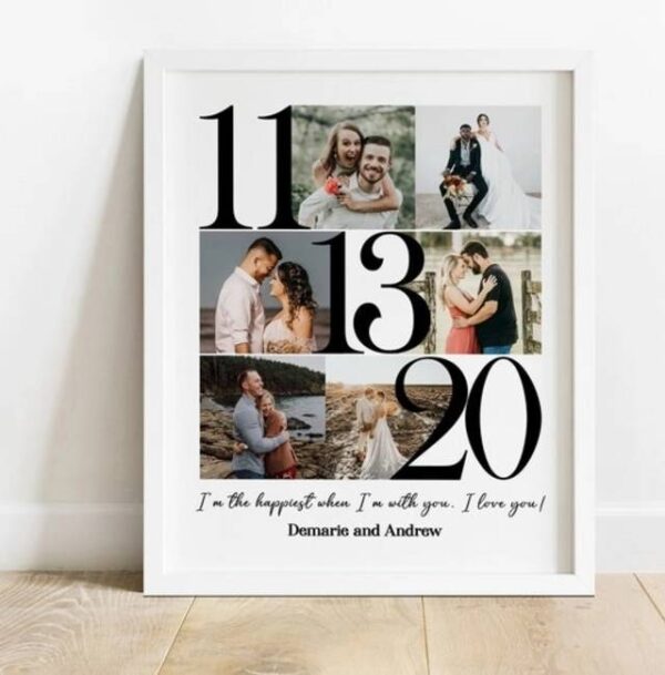 Customize Frame With Date For Aniversary - Image 8